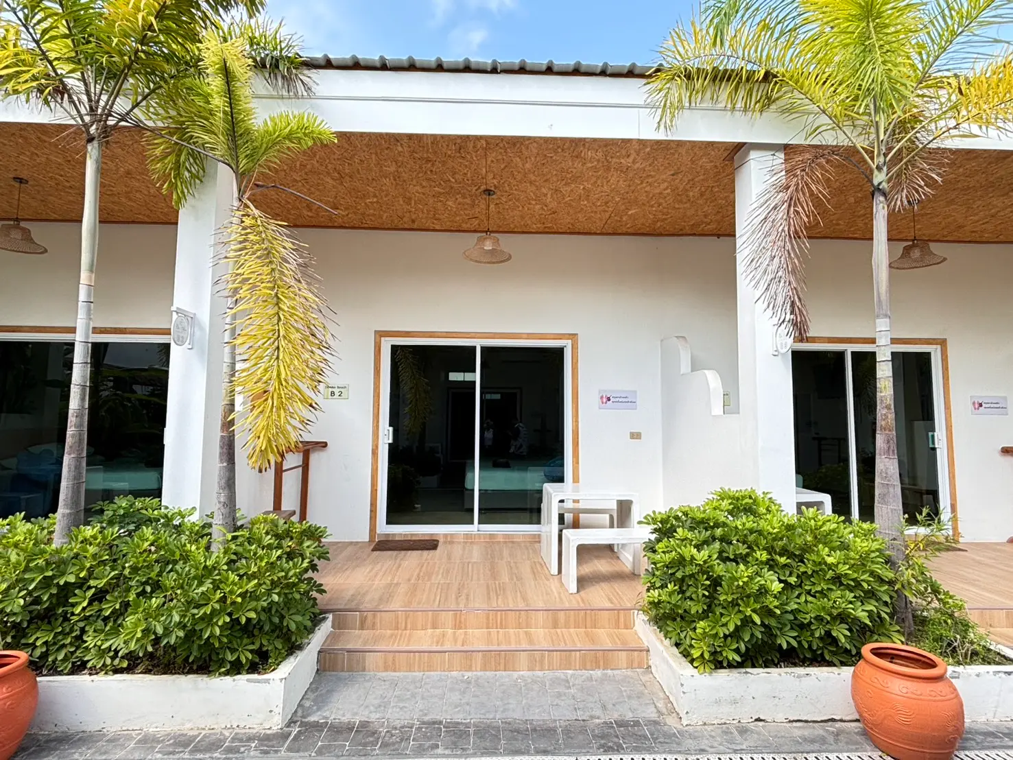 The front of a deluxe room - De Mer Resort - Klaeng